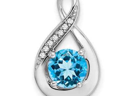 14k White Gold Pendants Style PM7056 - Classique Jewelry Inc.