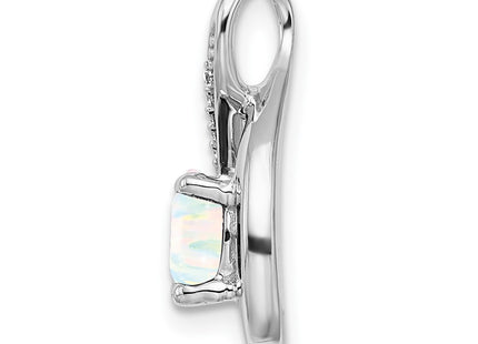 14k White Gold Pendants Style PM7056 - Classique Jewelry Inc.