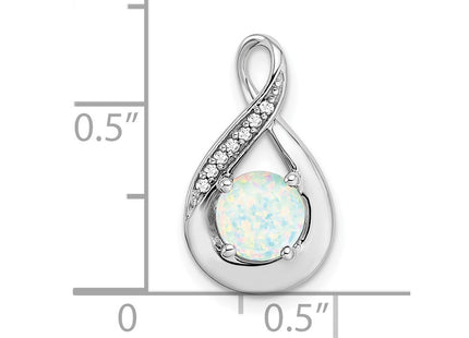 14k White Gold Pendants Style PM7056 - Classique Jewelry Inc.