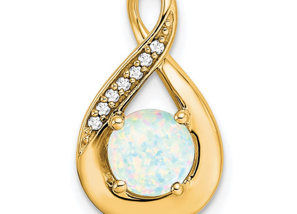 14k Yellow Gold Pendants Style PM7056 - Classique Jewelry Inc.