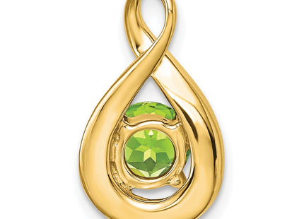 14K gold diamond pendant, further view
