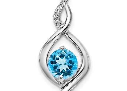 14k White Gold Pendants Style PM7057 - Classique Jewelry Inc.