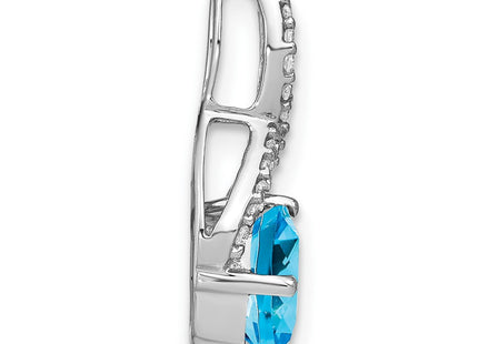 14k White Gold Pendants Style PM7059 - Classique Jewelry Inc.