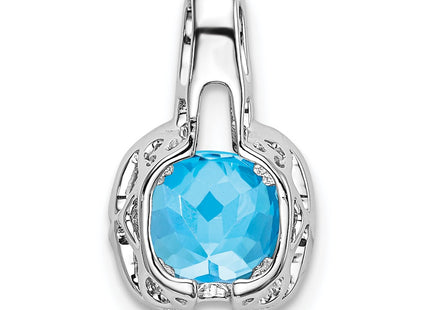 14k White Gold Pendants Style PM7060 - Classique Jewelry Inc.