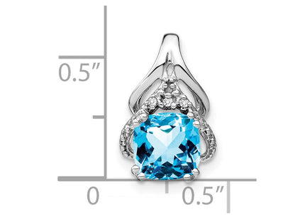 14k White Gold Pendants Style PM7061 - Classique Jewelry Inc.