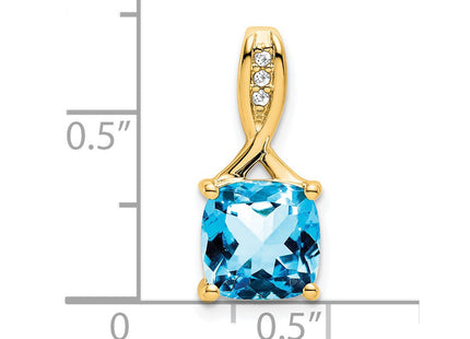 14k Yellow Gold Pendants Style PM7062 - Classique Jewelry Inc.