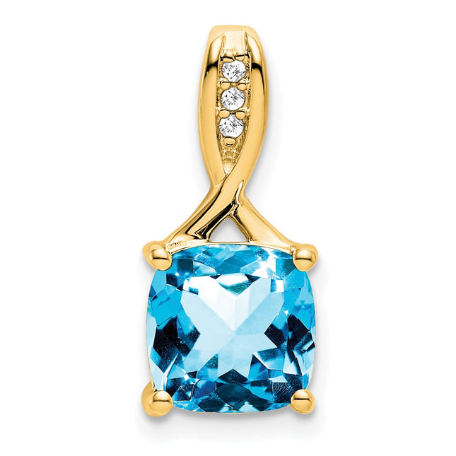 14k Yellow Gold Pendants Style PM7062 - Classique Jewelry Inc.