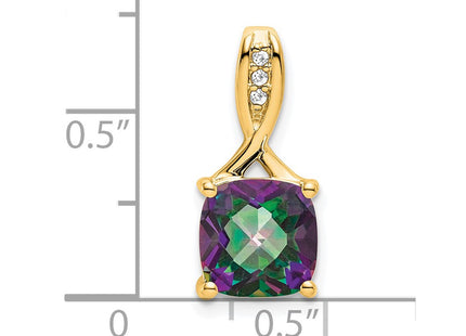 14k Yellow Gold Pendants Style PM7062 - Classique Jewelry Inc.