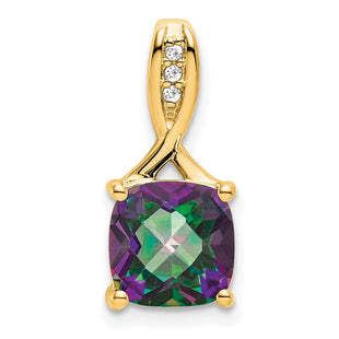14k Yellow Gold Pendants Style PM7062 - Classique Jewelry Inc.