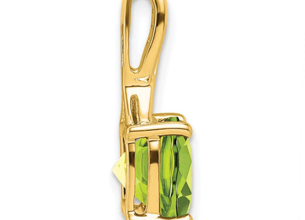 14K white gold diamond pendant, alternate view
