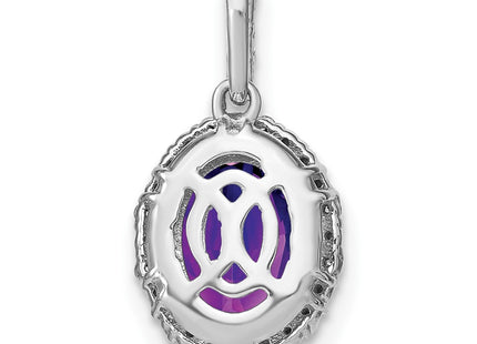 14k White Gold Pendants Style PM7063 - Classique Jewelry Inc.