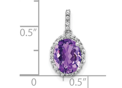 14k White Gold Pendants Style PM7063 - Classique Jewelry Inc.