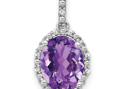 14k White Gold Pendants Style PM7063 - Classique Jewelry Inc.