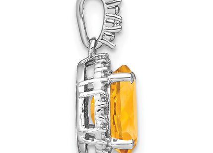14k White Gold Pendants Style PM7063 - Classique Jewelry Inc.