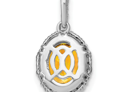 14k White Gold Pendants Style PM7063 - Classique Jewelry Inc.