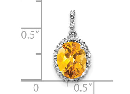 14k White Gold Pendants Style PM7063 - Classique Jewelry Inc.