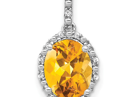 14k White Gold Pendants Style PM7063 - Classique Jewelry Inc.