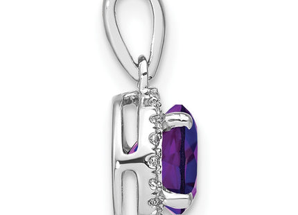 14k White Gold Pendants Style PM7068 - Classique Jewelry Inc.
