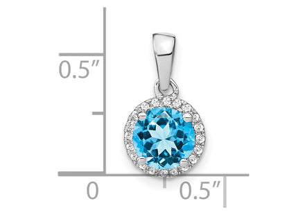 14k White Gold Pendants Style PM7068 - Classique Jewelry Inc.