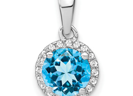 14k White Gold Pendants Style PM7068 - Classique Jewelry Inc.