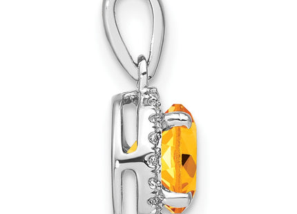 14k White Gold Pendants Style PM7068 - Classique Jewelry Inc.