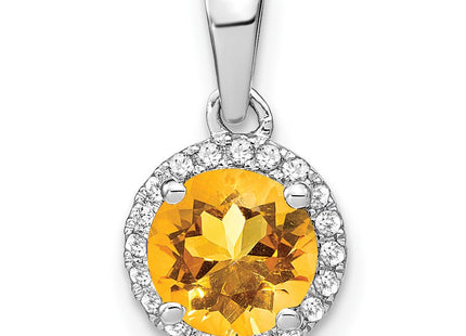 14k White Gold Pendants Style PM7068 - Classique Jewelry Inc.