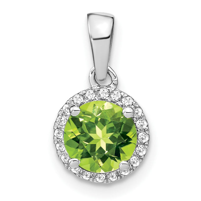 14k White Gold Pendants Style PM7068 - Classique Jewelry Inc.