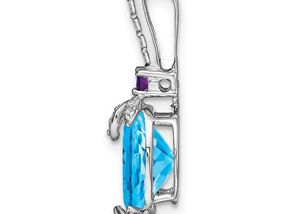 14k White Gold Pendants Style PM7070 - Classique Jewelry Inc.