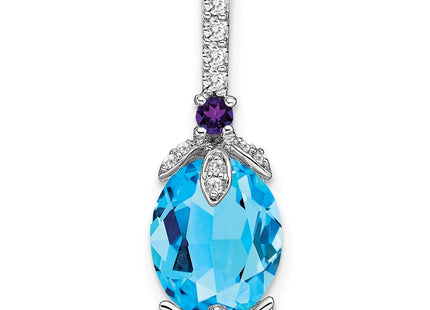 14k White Gold Pendants Style PM7070 - Classique Jewelry Inc.