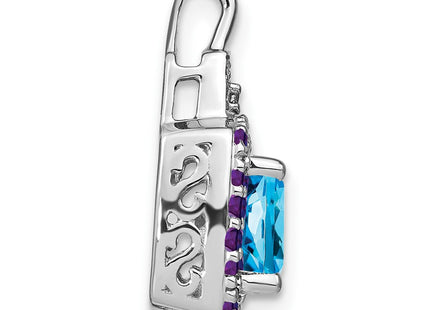14k White Gold Pendants Style PM7073 - Classique Jewelry Inc.