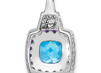 14k White Gold Pendants Style PM7073 - Classique Jewelry Inc.