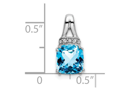 14k White Gold Pendants Style PM7074 - Classique Jewelry Inc.