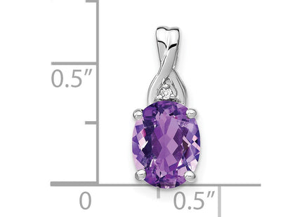 14k White Gold Pendants Style PM7075 - Classique Jewelry Inc.