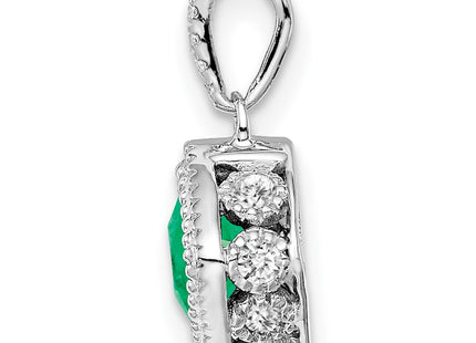 14k White Gold Pendants Style PM7092 - Classique Jewelry Inc.