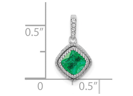 14k White Gold Pendants Style PM7092 - Classique Jewelry Inc.