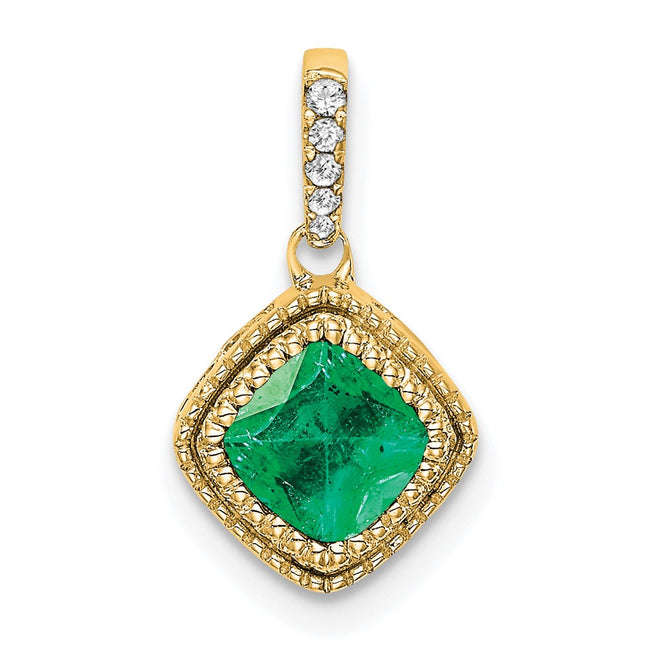 14k Yellow Gold Pendants Style PM7092 - Classique Jewelry Inc.