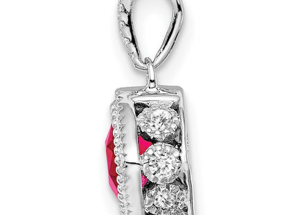 14k White Gold Pendants Style PM7092 - Classique Jewelry Inc.
