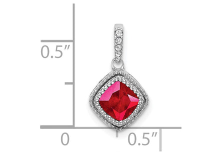 14k White Gold Pendants Style PM7092 - Classique Jewelry Inc.