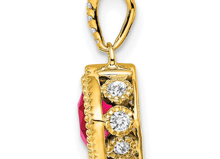 14k Yellow Gold Pendants Style PM7092 - Classique Jewelry Inc.