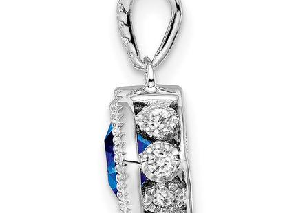 14k White Gold Pendants Style PM7092 - Classique Jewelry Inc.