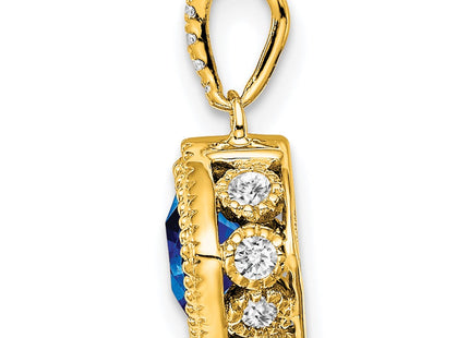 14k Yellow Gold Pendants Style PM7092 - Classique Jewelry Inc.
