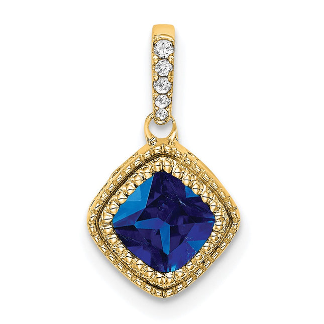 14k Yellow Gold Pendants Style PM7092 - Classique Jewelry Inc.