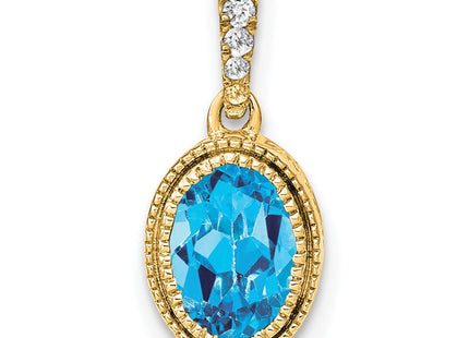 14k Yellow Gold Pendants Style PM7093 - Classique Jewelry Inc.