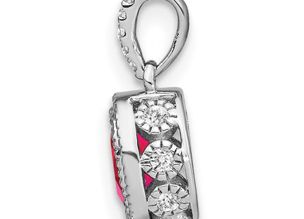14k White Gold Pendants Style PM7093 - Classique Jewelry Inc.