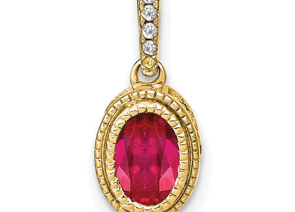 14k Yellow Gold Pendants Style PM7093 - Classique Jewelry Inc.