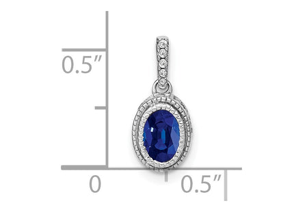 14k White Gold Pendants Style PM7093 - Classique Jewelry Inc.