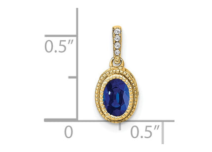 14k Yellow Gold Pendants Style PM7093 - Classique Jewelry Inc.