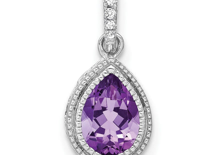 14k White Gold Pendants Style PM7094 - Classique Jewelry Inc.