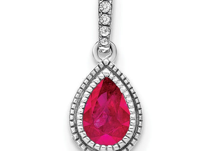 14k White Gold Pendants Style PM7094 - Classique Jewelry Inc.