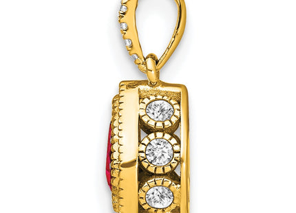 14k Yellow Gold Pendants Style PM7094 - Classique Jewelry Inc.